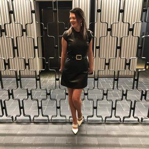 Black Zara Leather Dress for Sale up to 90% Off: Poshmark
